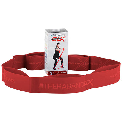 גומיית אימון במגוון דרגות קושי THERABAND CLX Resistance Band with Loops