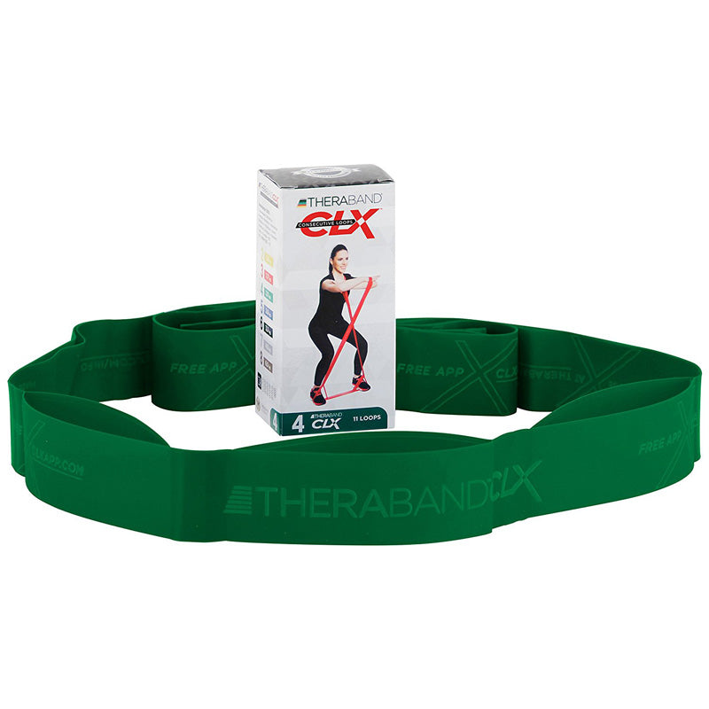 גומיית אימון במגוון דרגות קושי THERABAND CLX Resistance Band with Loops