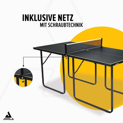 שולחן פינג פונג מתקפל - Joola Midsize dark grey