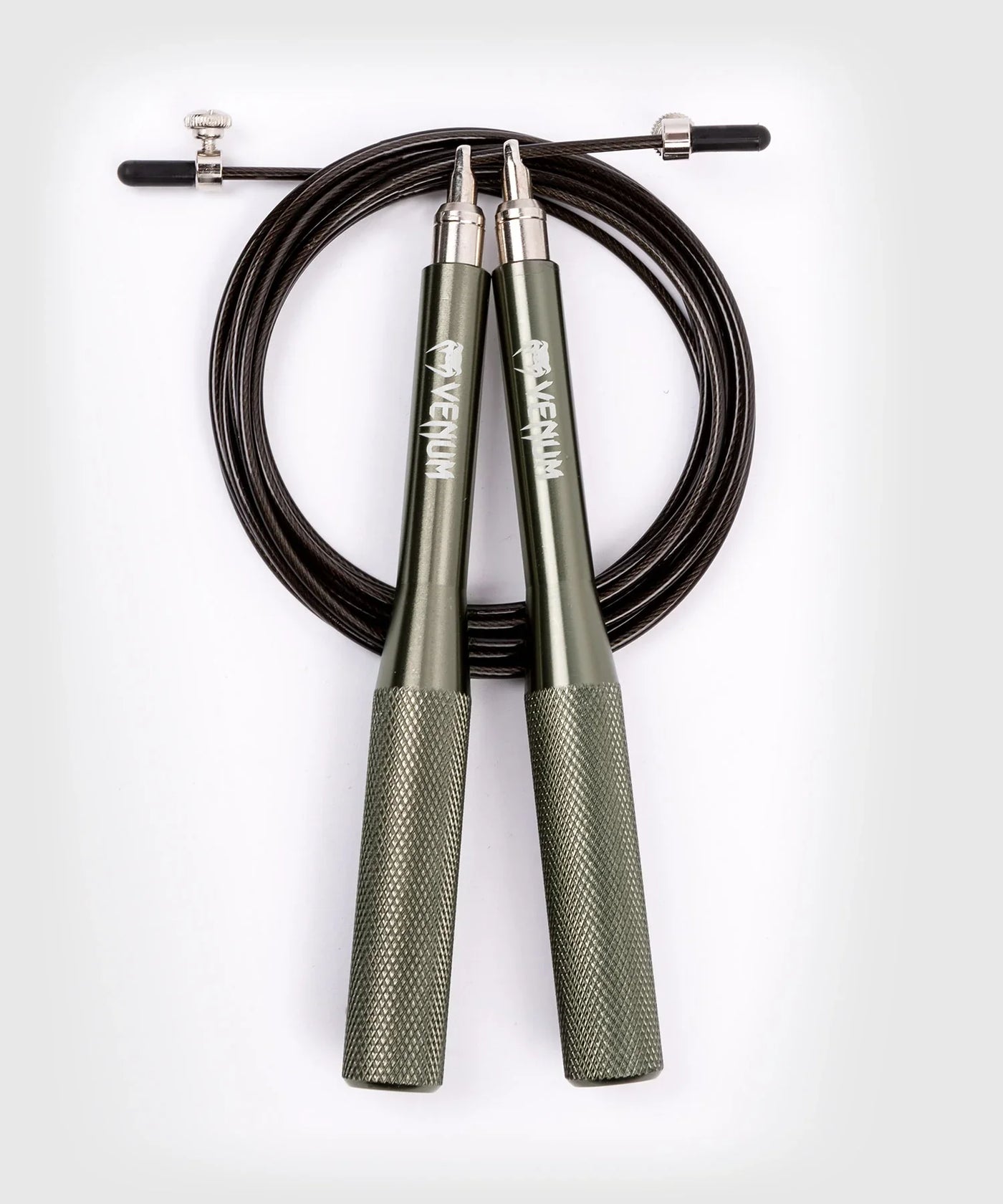 דלגית Speed Rope ידיות מתכת Venum Khaki