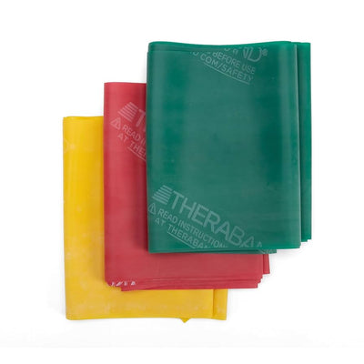 סט 3 גומיית אימון טרה בנד THERABAND Resistance Band Beginner Kit