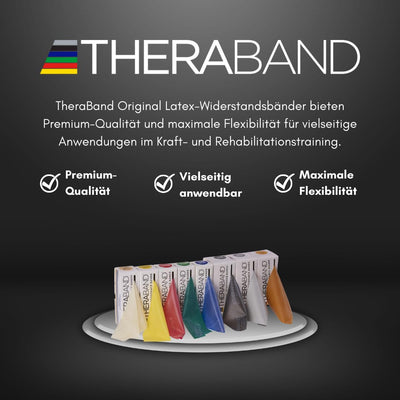 גליל גומייה טרה בנד 5.5 מטר THERABAND Dispenser Pack