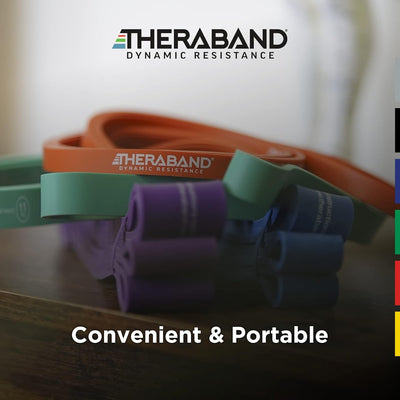 גומיית התנגדות במגוון דרגות קושי THERABAND High Resistance Bands
