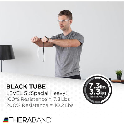 גומיית טיובינג במגוון התנגדויות THERABAND Professional Latex Resistance Tubing
