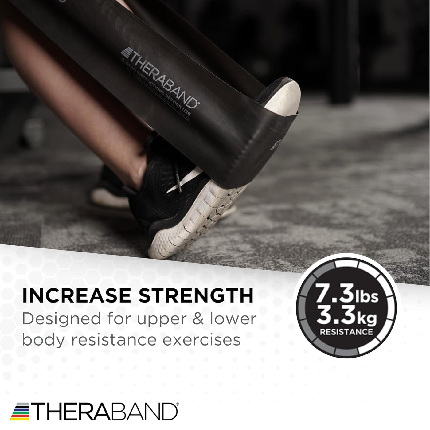 סט 2 גומיית אימון טרה בנד THERABAND Resistance Band Advanced Kit