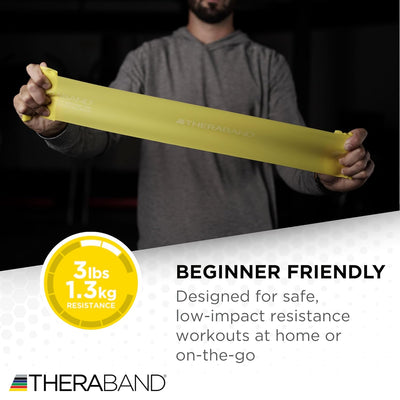 סט 3 גומיית אימון טרה בנד THERABAND Resistance Band Beginner Kit
