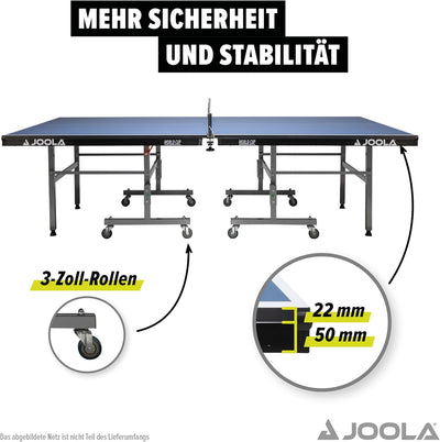 שולחן טנ"ש פנים 22 מ"מ JOOLA Table Tennis World Cup 22