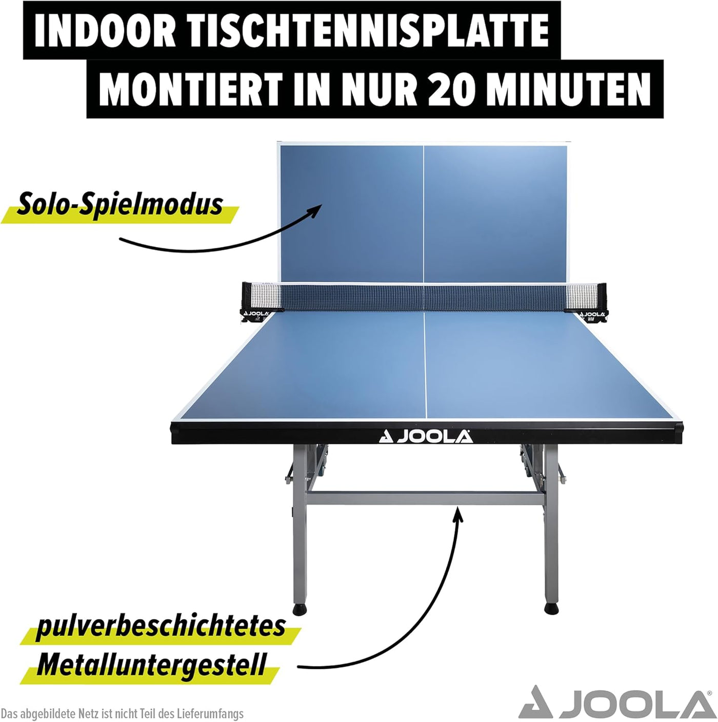 שולחן טנ"ש פנים 22 מ"מ JOOLA Table Tennis World Cup 22