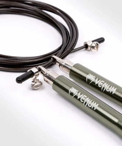 דלגית Speed Rope ידיות מתכת Venum Khaki