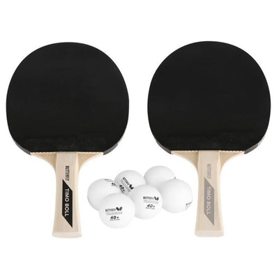 BUTTERFLY TIMO BOLL SET סט 2 מחבטים ו- 6 כדורים בטרפליי