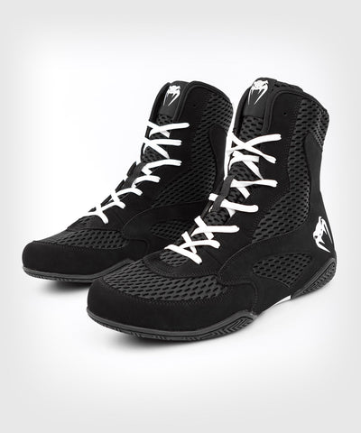 נעלי איגרוף -Venum Contender Boxing Shoes - Black/White