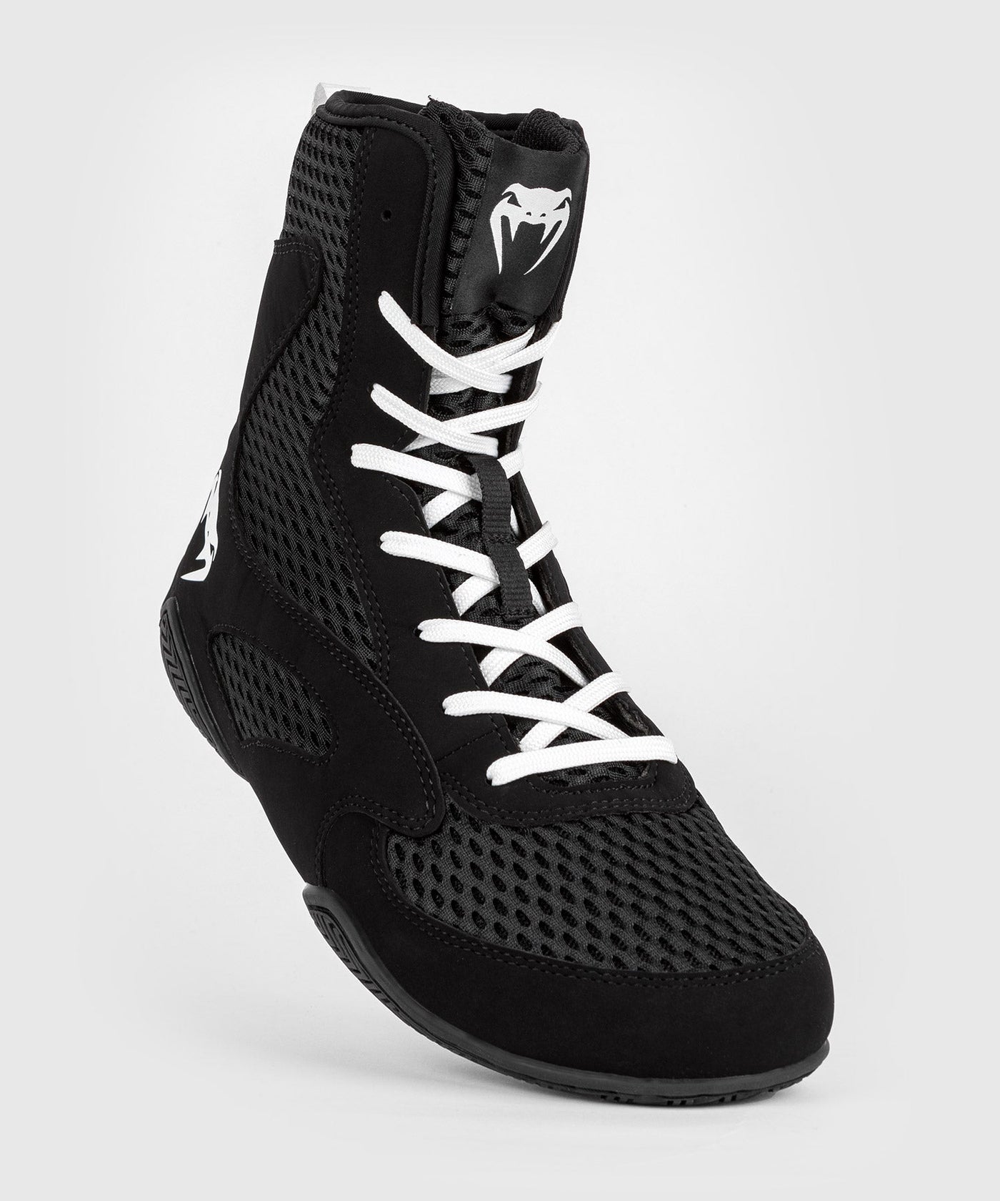 נעלי איגרוף -Venum Contender Boxing Shoes - Black/White