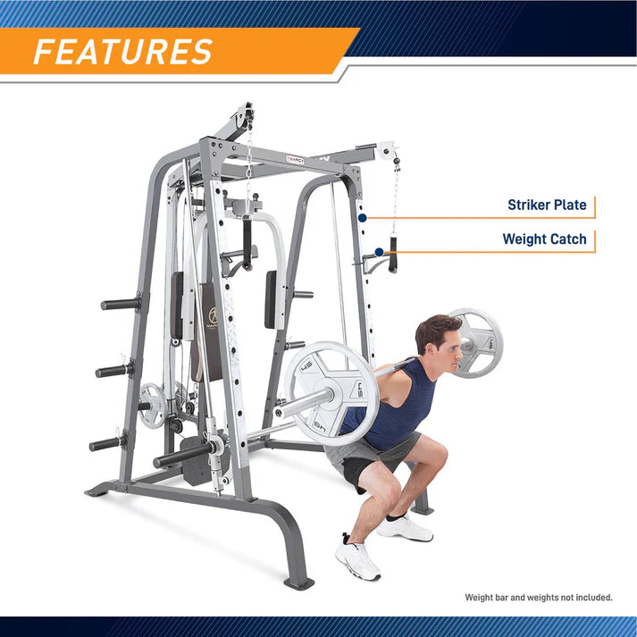 מולטי טריינר משולב סמית' במשקל חופשי Marcy Diamond Smith Machine