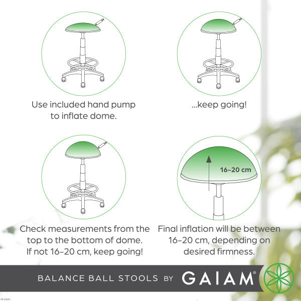 כסא יציבה – High-Rise Balance Ball