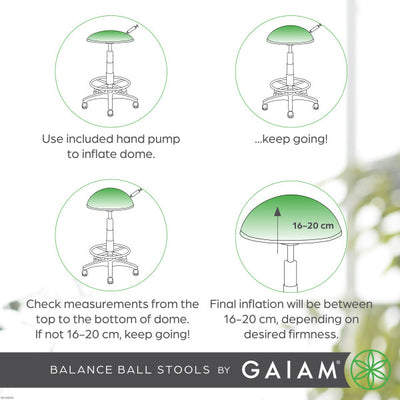 כסא יציבה – High-Rise Balance Ball