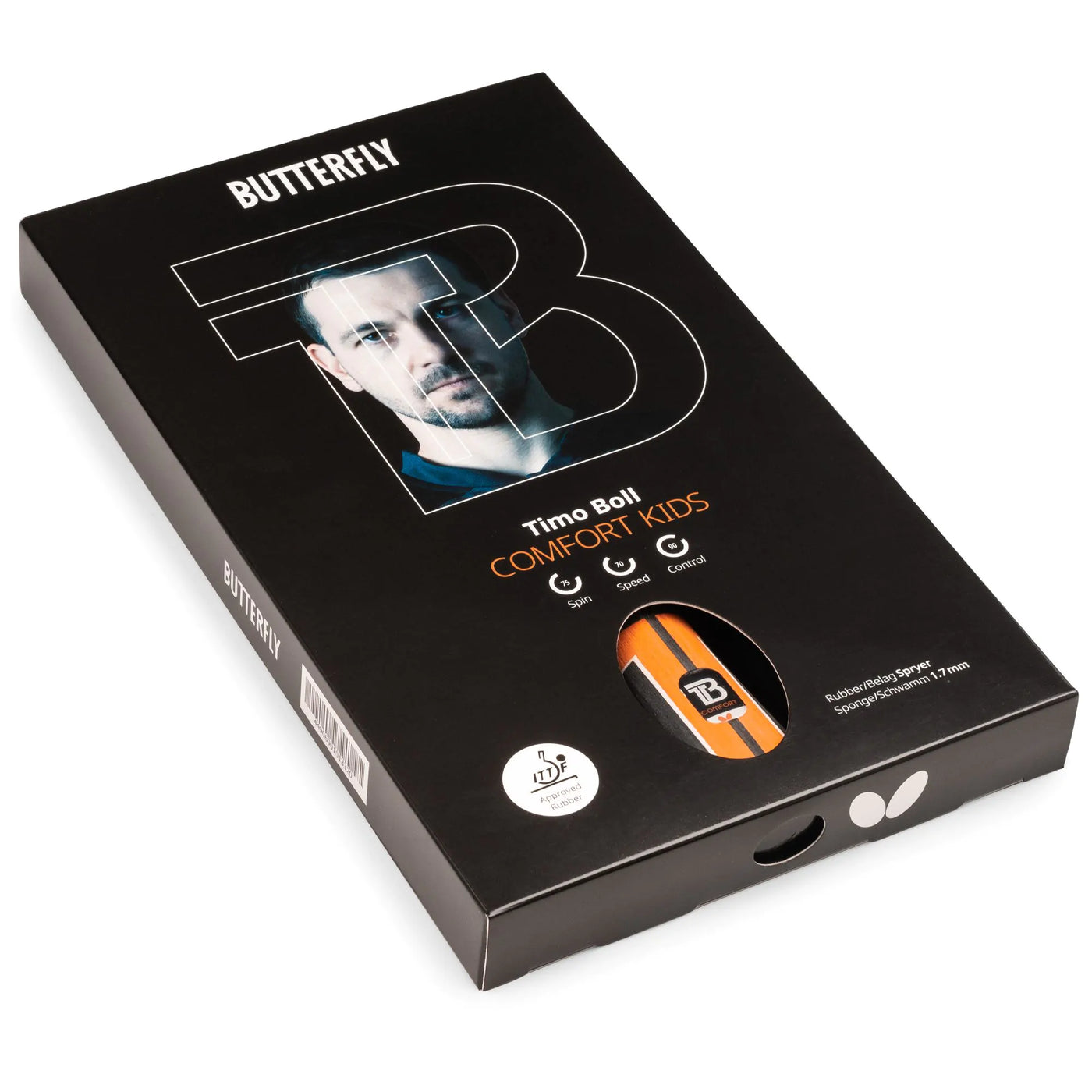 מחבט בטרפליי Butterfly Timo Boll Comfort Kids