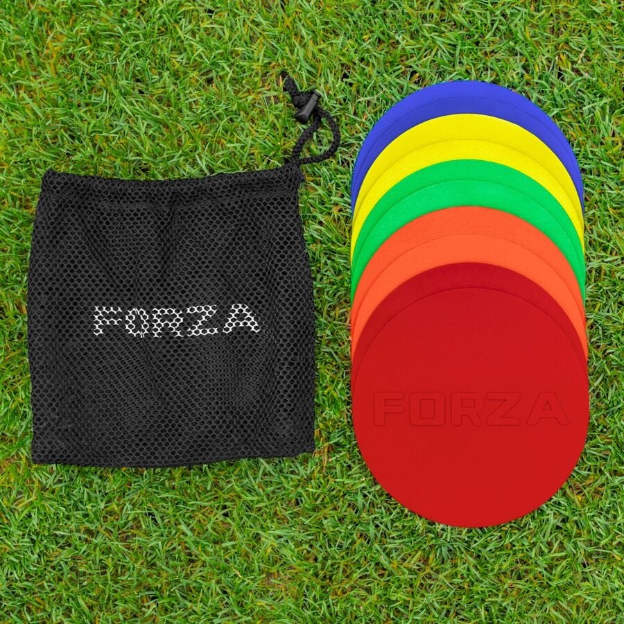 Forza Disc דיסקיות סימון (10 יח') 5 צבעים FORZA Flat Disc Markers – אנרג'ים
