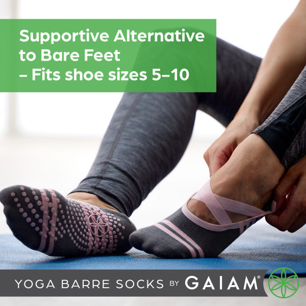 גרבי יוגה (2 זוגות) GRIPPY BARRE SOCK HIGH TIDE