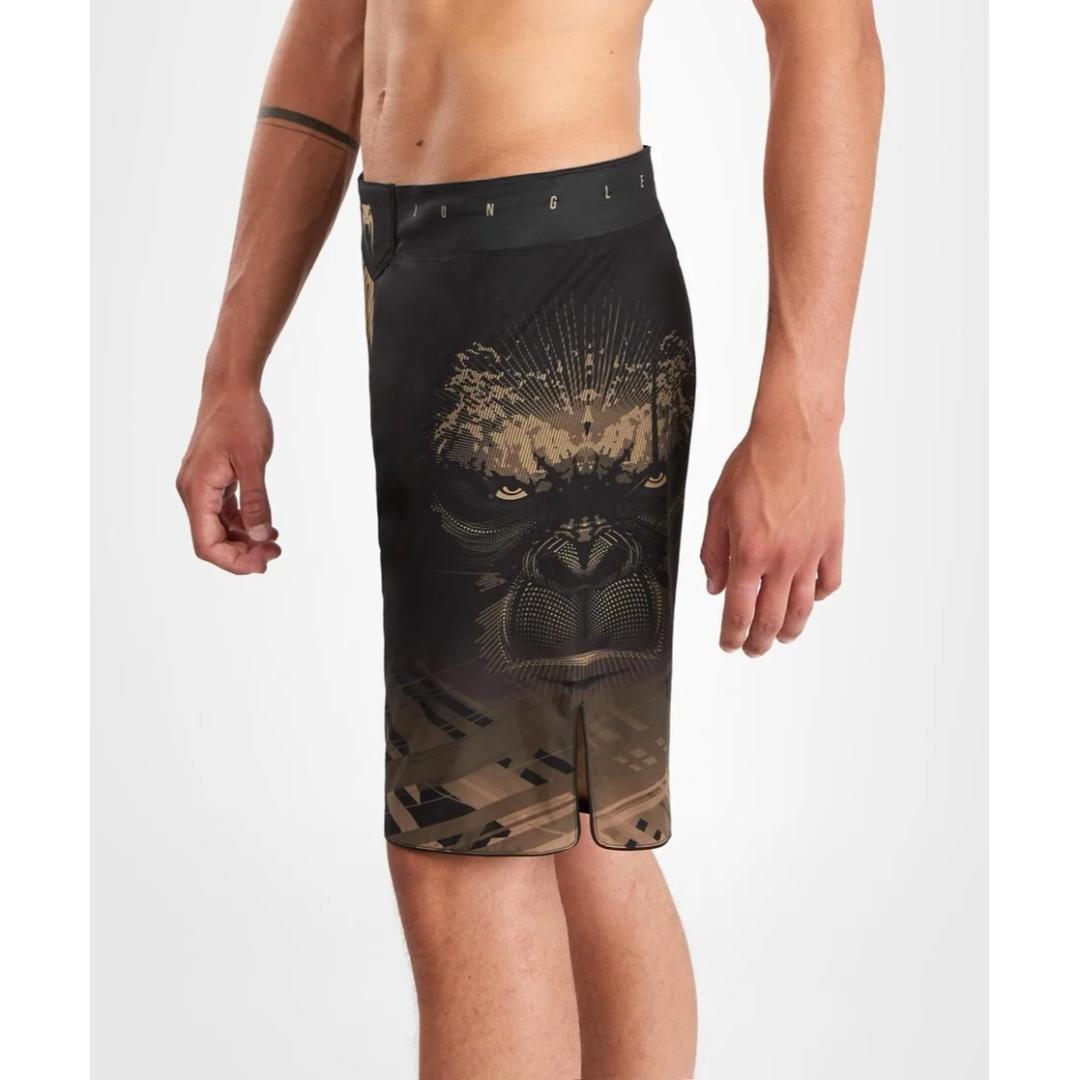 מכנסי לחימה Venum Gorilla Jungle Fightshort Black Sand - LARGE