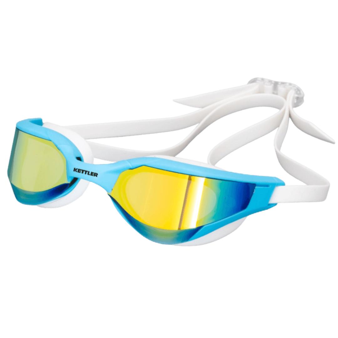 משקפת שחייה לבוגרים Swimming Goggles - רצועה בצבע לבן