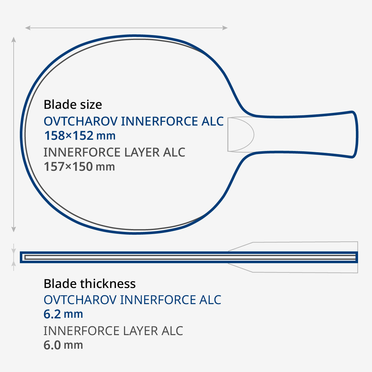 עץ בטרפליי Butterfly Ovtcharov Innerforce ALC | ST