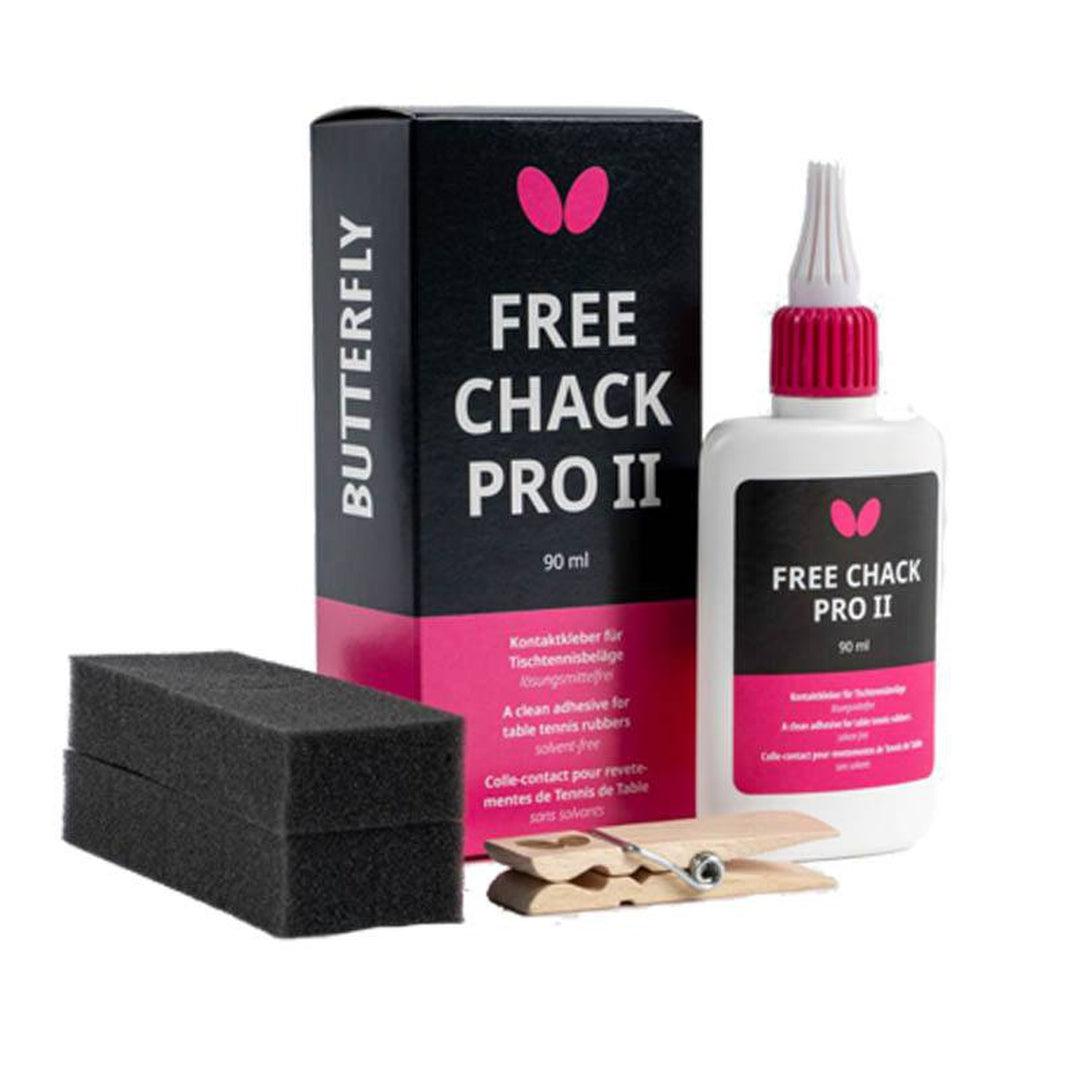 דבק 90 מ"ל לגומיות טניס שולחן Free Chack Pro II-®BUTTERFLY-בש גל - ציוד ספורט