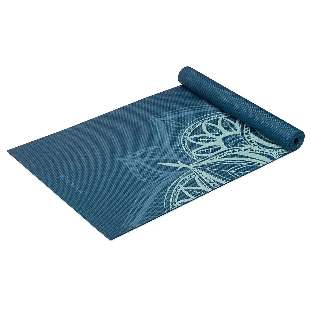 מזרן יוגה מקצועי, 5 מ"מ Printed Cool Mint Point-®GAIAM-בש גל - ציוד ספורט